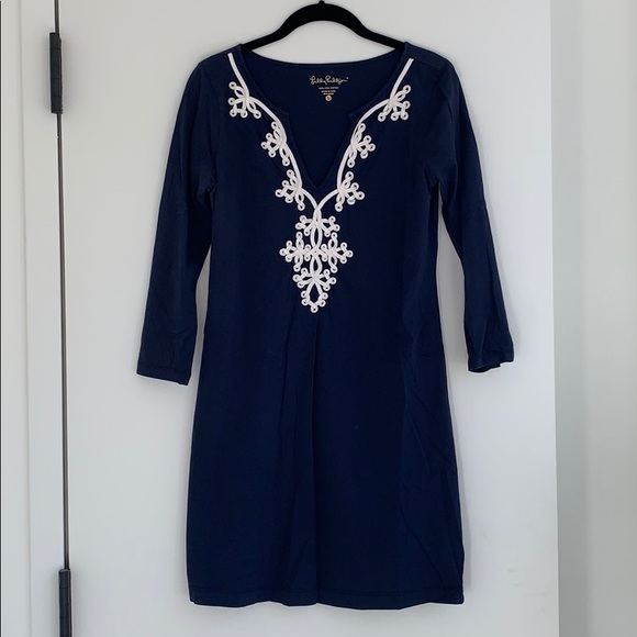 Lilly Pulitzer | Marina 3/4 Slv T-Shirt Dress | S - Picture 2 of 3